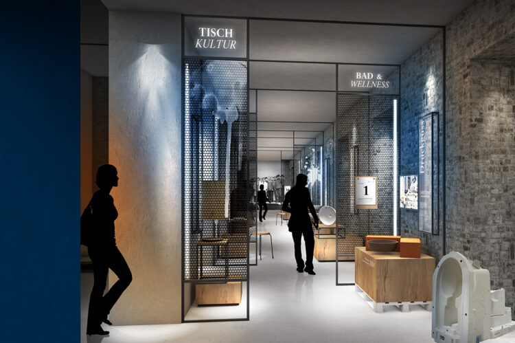 Villeroy & Boch Markenwelt Mettlach Alte Abtei Rendering